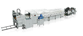 آلة تصنيع الأكياس الورقية الأوتوماتيكية الكاملة بتغذية الصفيحة الورقية نوع ZB 960C-330